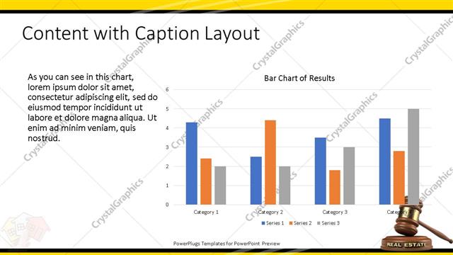Content with Caption presentation slide layout