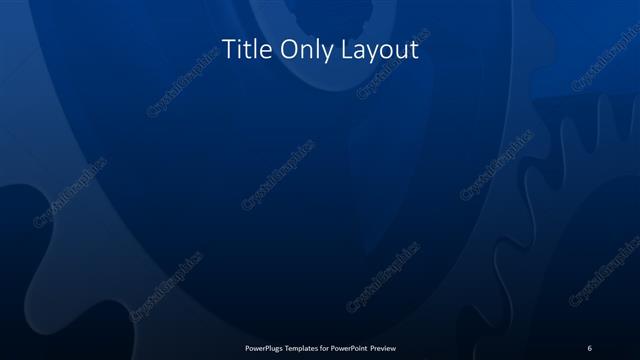 Title Only presentation slide layout