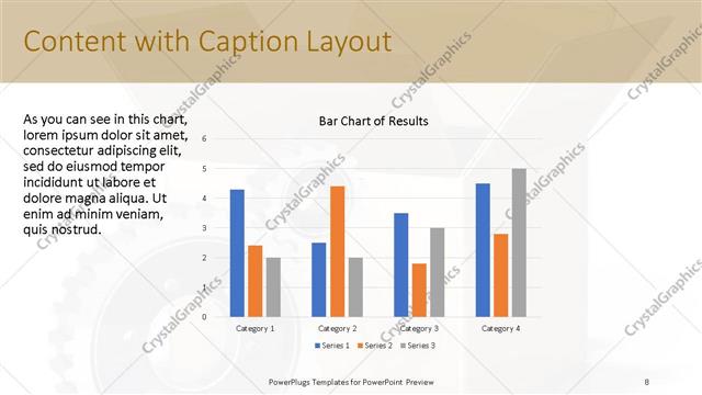 Content with Caption presentation slide layout