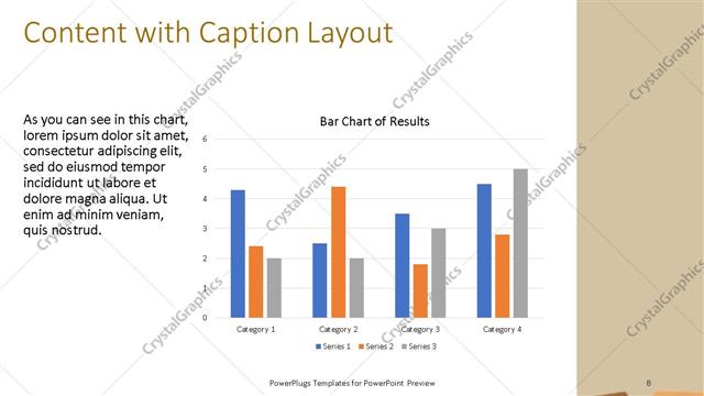 Content with Caption presentation slide layout