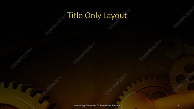 Title Only presentation slide layout