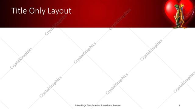 Title Only presentation slide layout