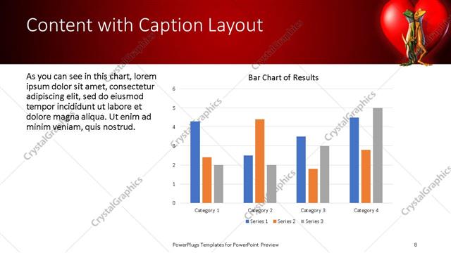 Content with Caption presentation slide layout