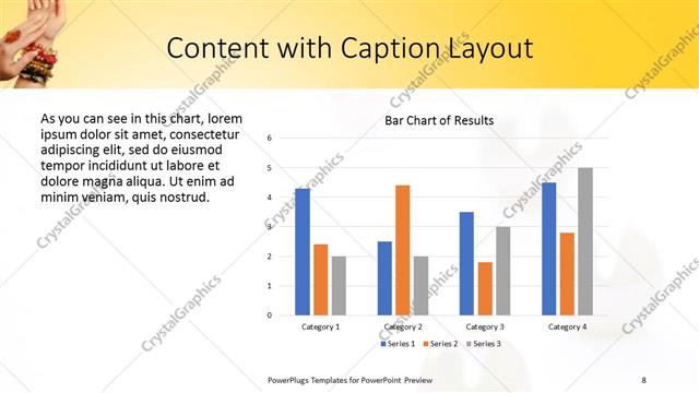 Content with Caption presentation slide layout