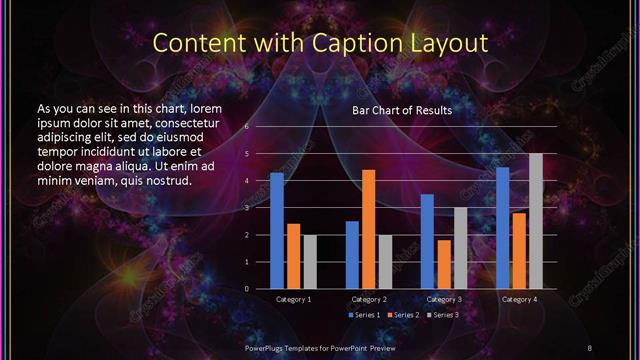 Content with Caption presentation slide layout