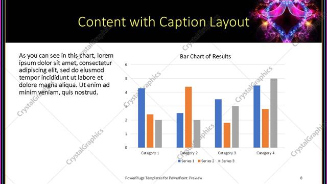 Content with Caption presentation slide layout