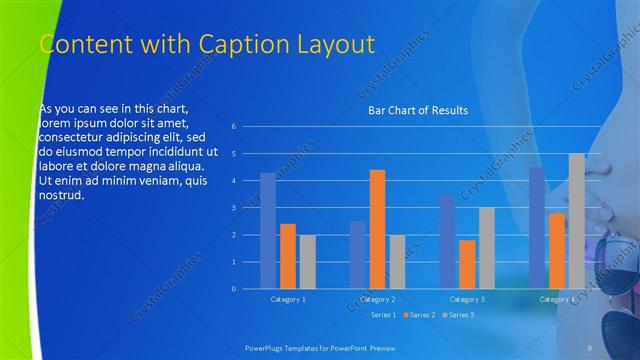 Content with Caption presentation slide layout