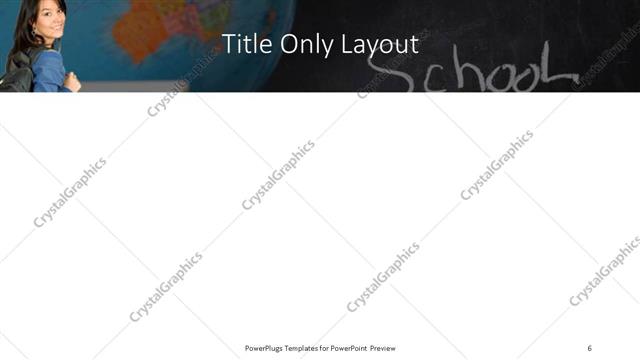 Title Only presentation slide layout