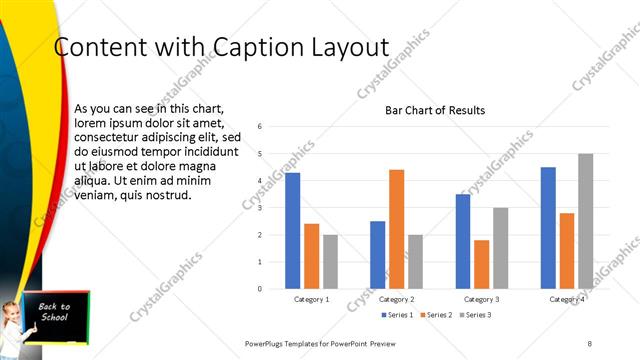 Content with Caption presentation slide layout