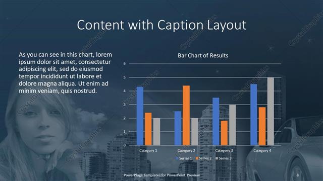 Content with Caption presentation slide layout