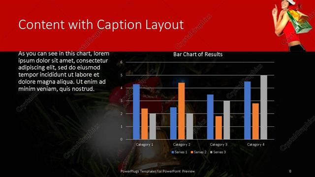 Content with Caption presentation slide layout