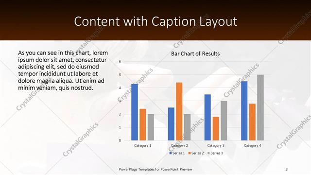 Content with Caption presentation slide layout