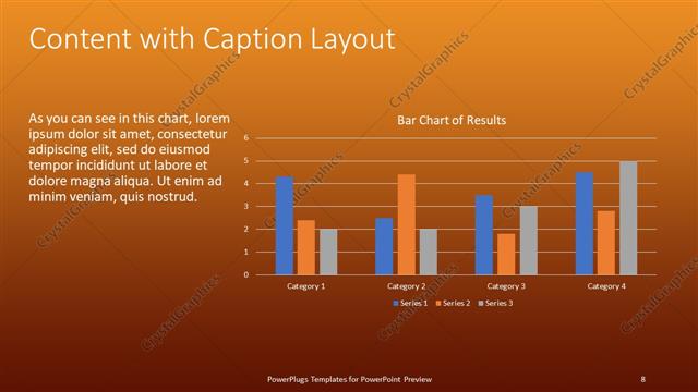 Content with Caption presentation slide layout