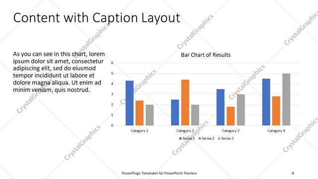 Content with Caption presentation slide layout