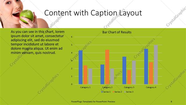 Content with Caption presentation slide layout