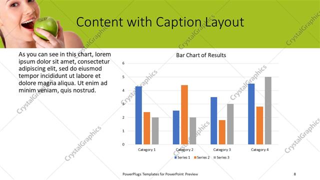 Content with Caption presentation slide layout