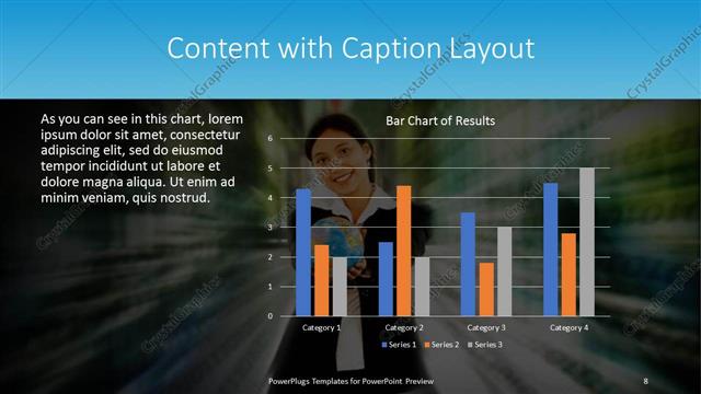 Content with Caption presentation slide layout