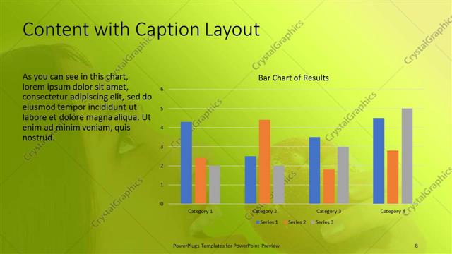 Content with Caption presentation slide layout