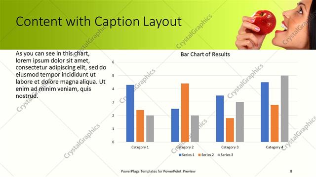 Content with Caption presentation slide layout