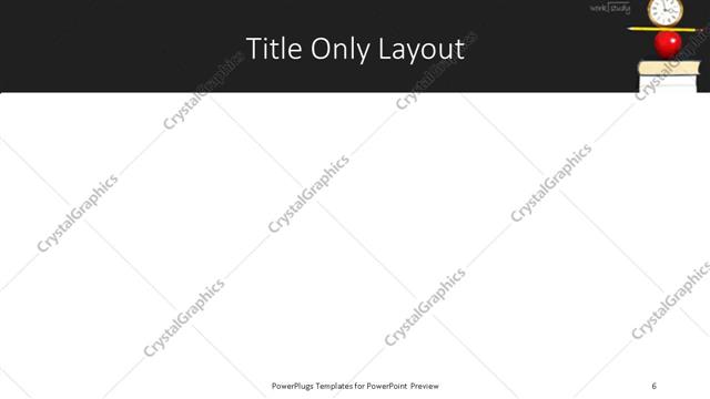 Title Only presentation slide layout
