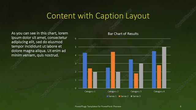 Content with Caption presentation slide layout