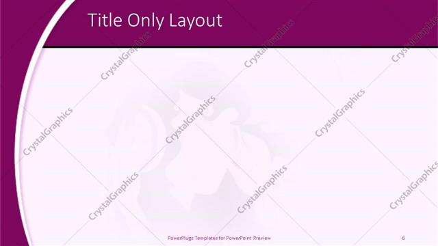 Title Only presentation slide layout