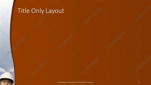 Title Only presentation slide layout