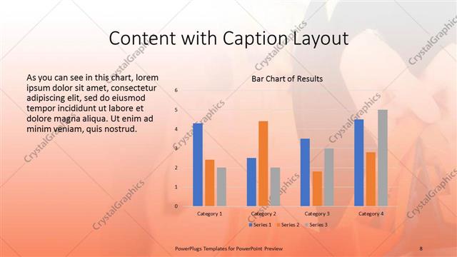 Content with Caption presentation slide layout