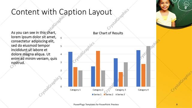 Content with Caption presentation slide layout