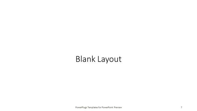Blank presentation slide layout