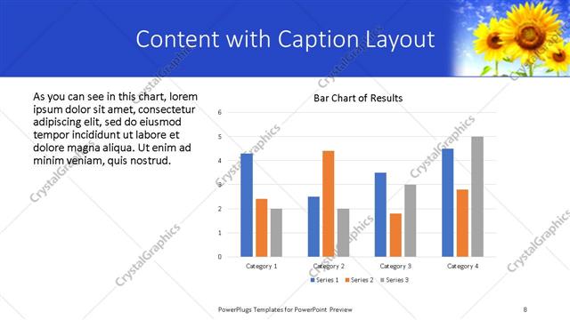 Content with Caption presentation slide layout