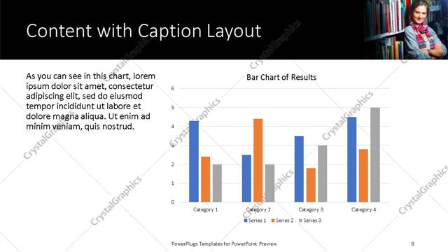 Content with Caption presentation slide layout