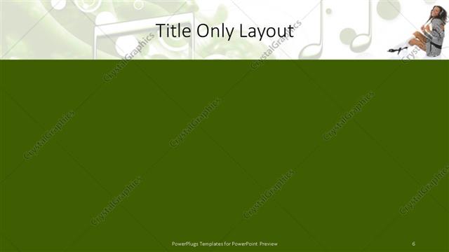 Title Only presentation slide layout