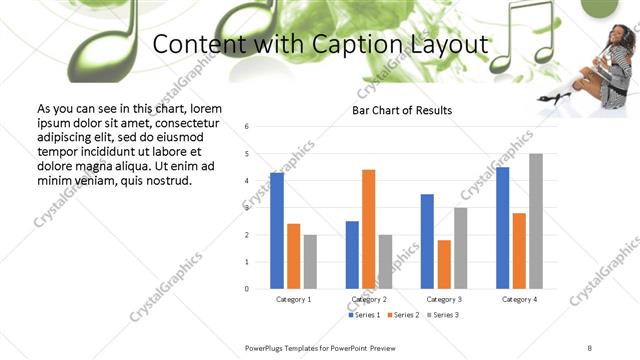 Content with Caption presentation slide layout
