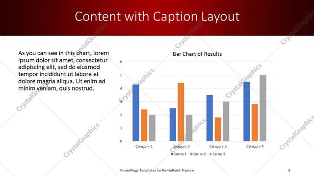 Content with Caption presentation slide layout