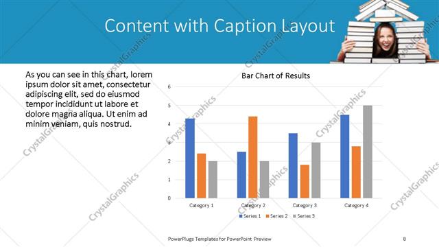 Content with Caption presentation slide layout