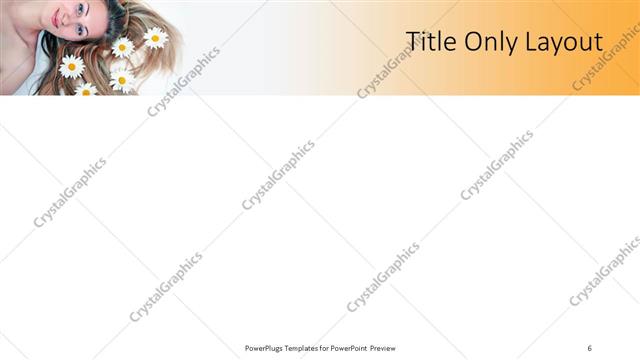 Title Only presentation slide layout