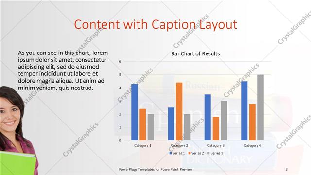 Content with Caption presentation slide layout