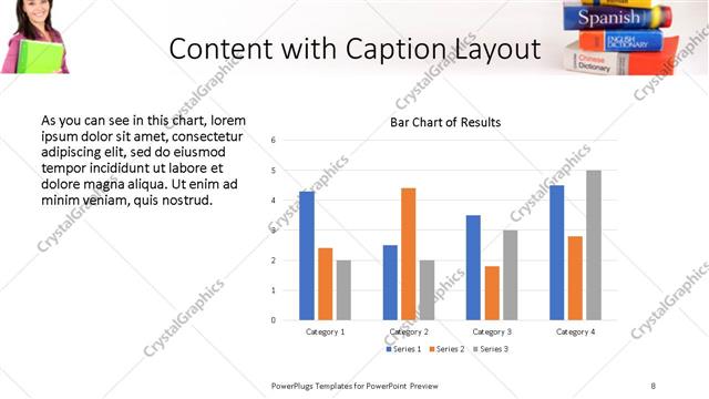 Content with Caption presentation slide layout