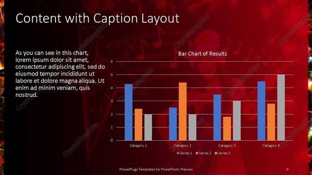 Content with Caption presentation slide layout
