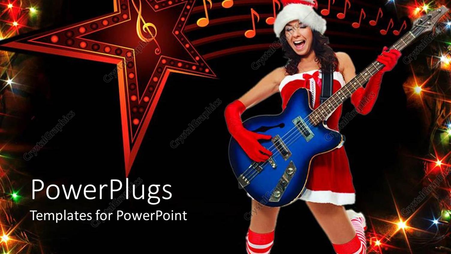 Featuring a Girl Playing Guitar on Christmas