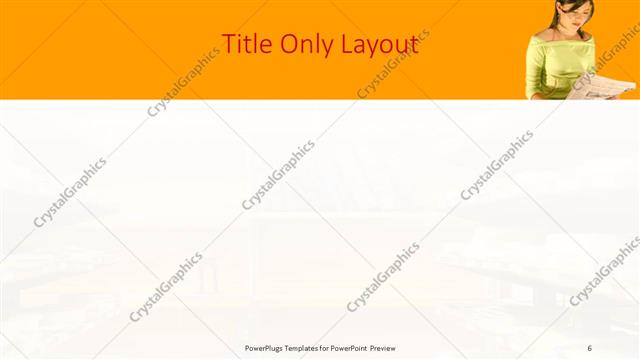 Title Only presentation slide layout