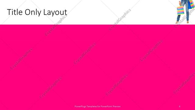 Title Only presentation slide layout