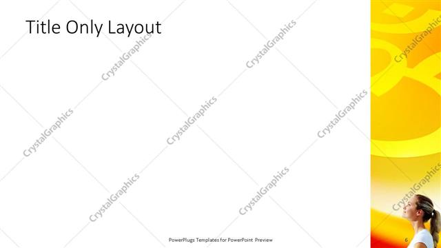 Title Only presentation slide layout