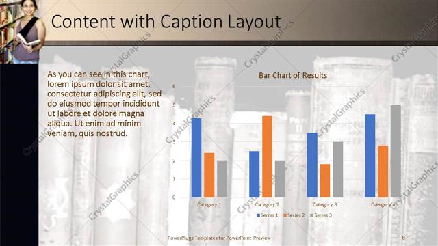 Content with Caption presentation slide layout
