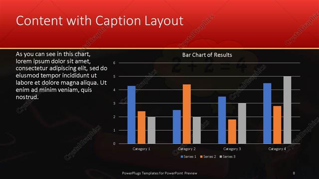 Content with Caption presentation slide layout