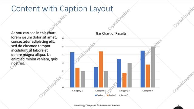 Content with Caption presentation slide layout
