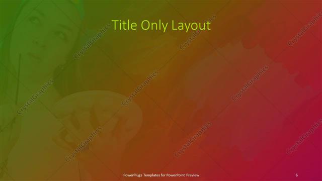 Title Only presentation slide layout