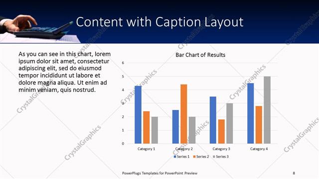 Content with Caption presentation slide layout
