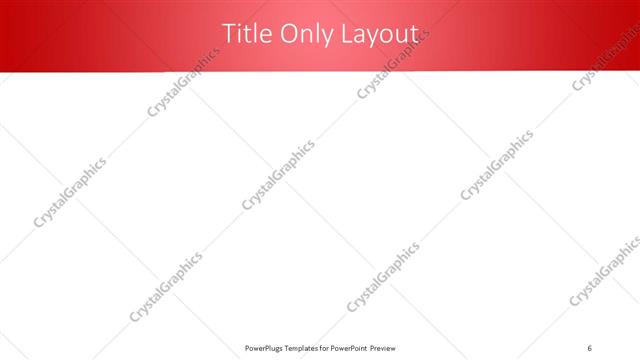 Title Only presentation slide layout